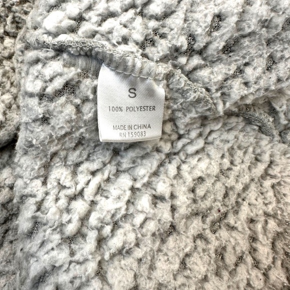 Arden B Jacket Pullover Coat Womens Size S Gray Cozy - Picture 6 of 6